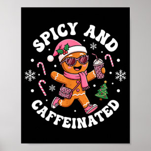 Affiche Scy Et Cozy Caféiné Nk Gingerbread Xmas Fille