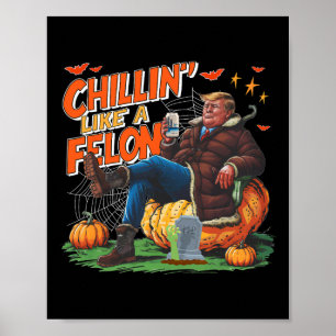 Affiche Se détendre comme un criminel Donald Trump Meilleu