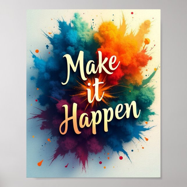 Affiche Se produire (Devant)