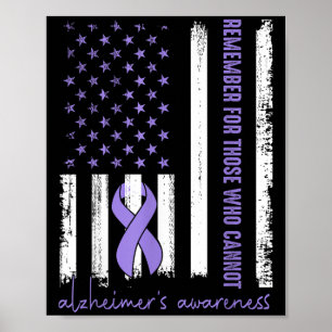 Affiche Se souvenir pour ceux qui ne peuvent pas Purple He