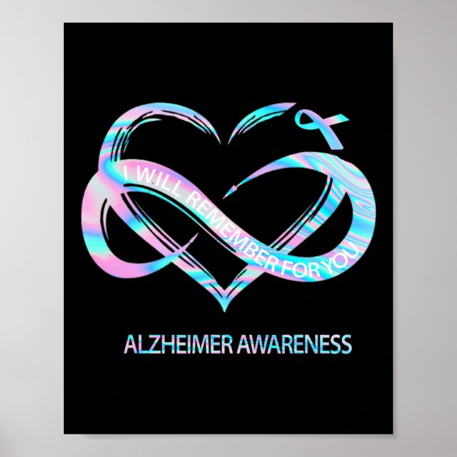 Affiche Se Souviendra De Vous Alzheimer Sensibilisation Cu (Devant)