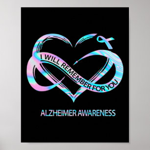 Affiche Se Souviendra De Vous Alzheimer Sensibilisation Cu