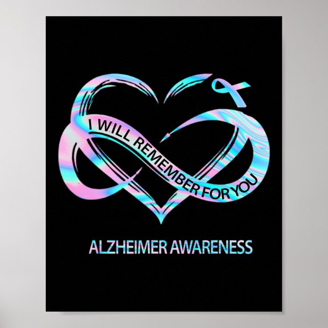 Affiche Se Souviendra De Vous Alzheimer Sensibilisation Cu (Devant)