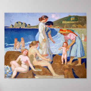 Affiche Sea Bathing, Maurice Denis