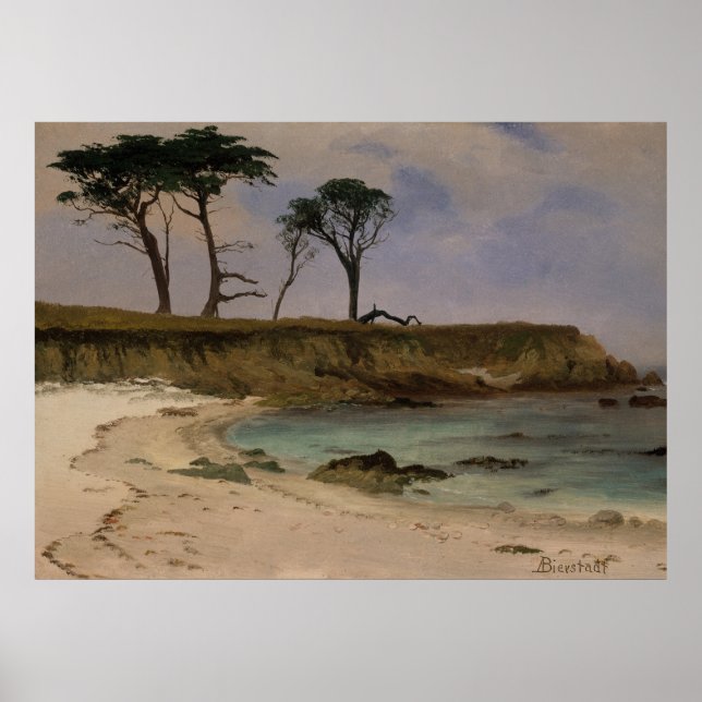 Affiche Sea Cove d'Albert Bierstadt (Devant)