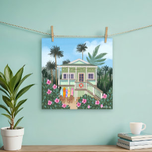 Affiche Sea Foam Green Beach House