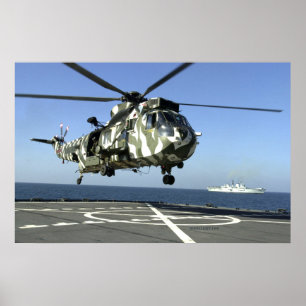Affiche Sea King britannique