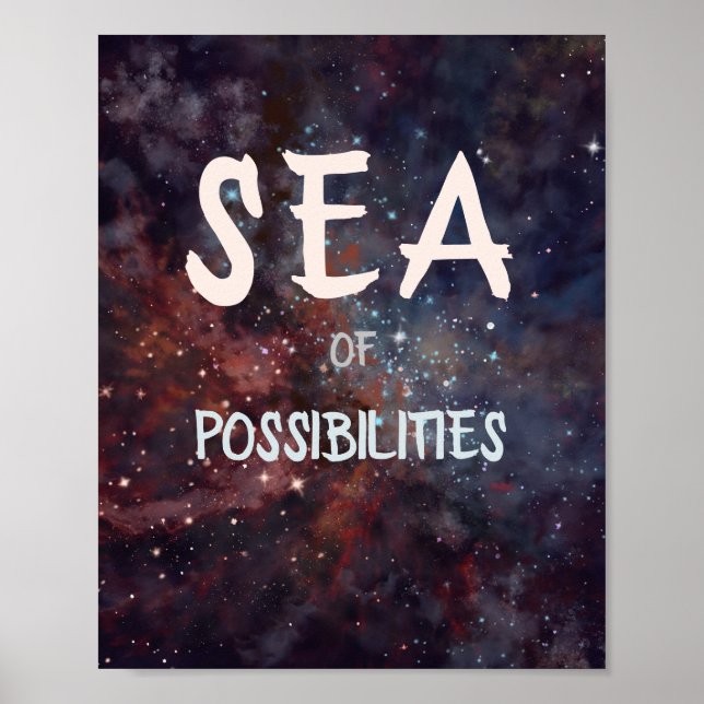 Affiche sea of possibilities stardust (Devant)