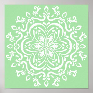 Affiche Seafoam Mandala