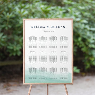 Affiche Seaglass Tides Mariage Seasting Chart