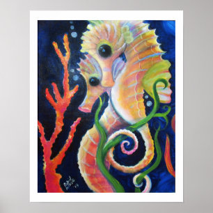 Affiche Seahorse Pair