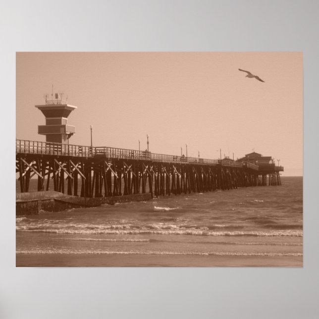 Affiche Seal Beach CA (Devant)