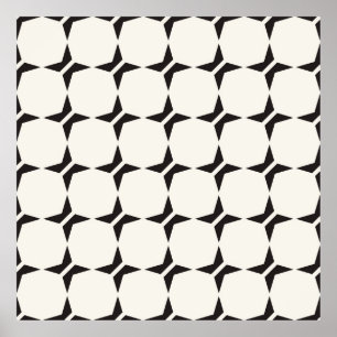 Affiche seamless lattice pattern. Modern stylish texture.