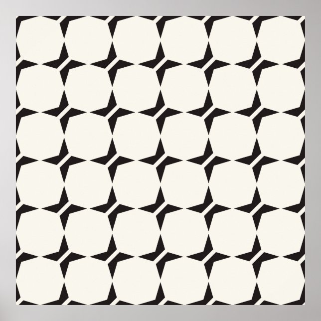 Affiche seamless lattice pattern. Modern stylish texture.  (Devant)