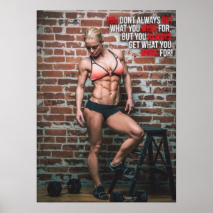 Affiche Séance d'entraînement de motivation