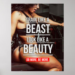 Affiche Séance d'entraînement de motivation