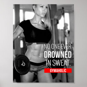 Affiche Séance d'entraînement de motivation
