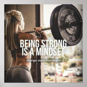 Affiche Séance d'entraînement de motivation