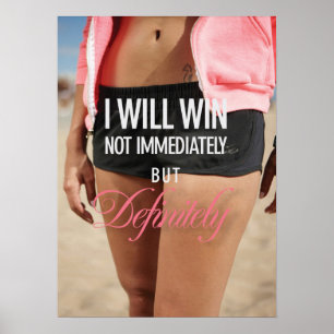 Affiche Séance d'entraînement de motivation