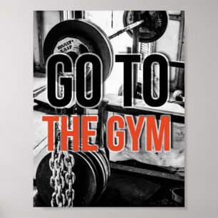 Affiche Séance d'entraînement de motivation
