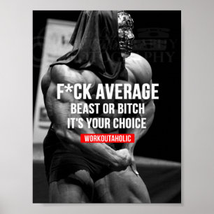 Affiche Séance d'entraînement de motivation