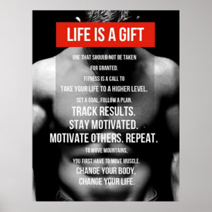 Affiche Séance d'entraînement de motivation
