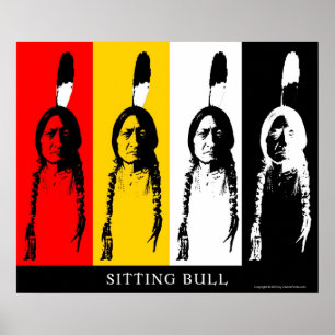 Affiche Séance Taureau dans multicolore