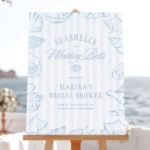 Affiche Seashells & Wedding Bells Bienvenue à la Baby Show