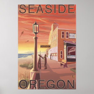 Affiche Seaside, OregonAquarium View
