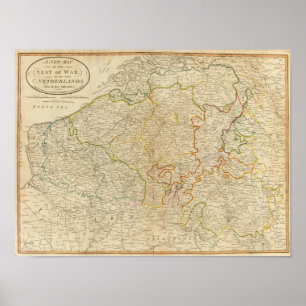 Affiche Seat of war Netherlands