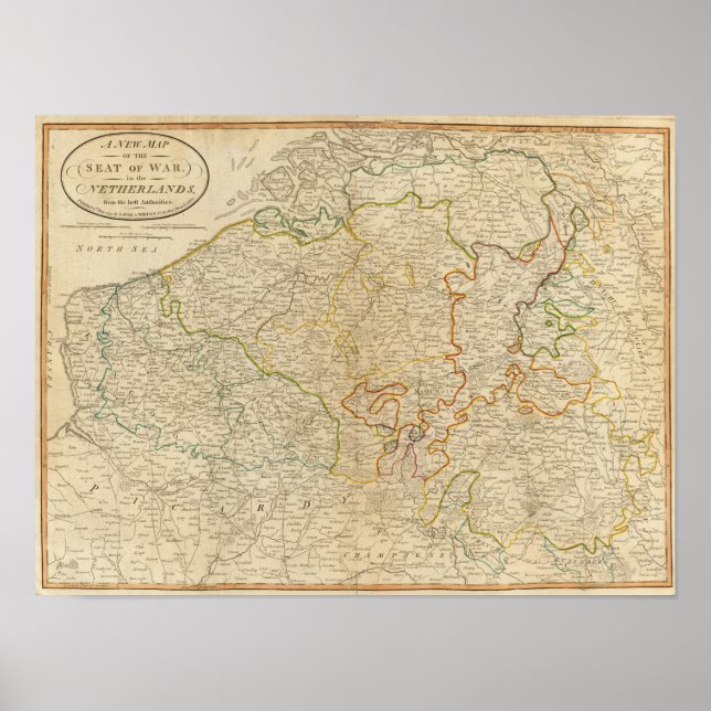 Affiche Seat of war Netherlands (Devant)