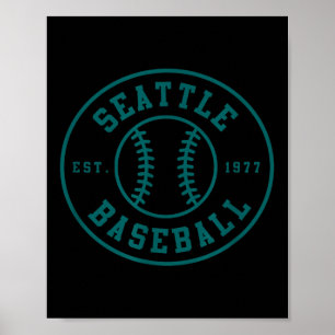 Affiche Seattle Baseball _ Septième Manche Stretch Gameday