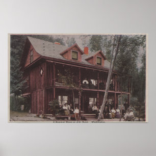 Affiche Seattle, maison de WASummer à la plage de point