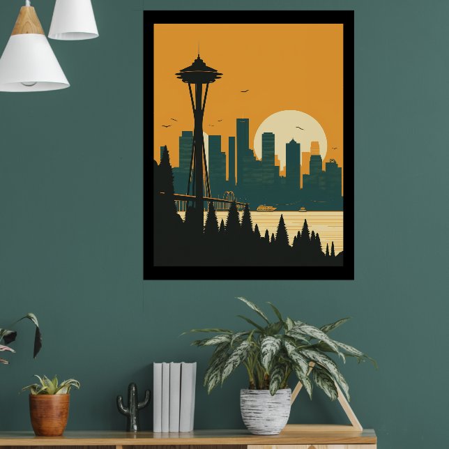AFFICHE SEATTLE N° 1 (Salon 1)