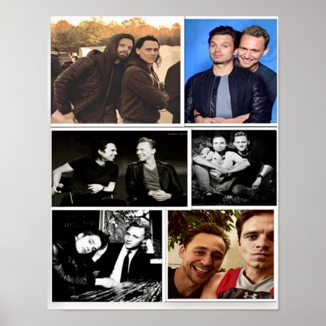 Affiche Sebastian Stan et Tom Hiddleston (Devant)