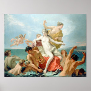 Affiche Sebastiano Ricci Triomphe de la Vénus Marine
