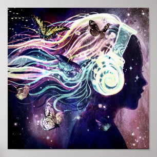 Affiche S'échapper dans l'Imaginaire