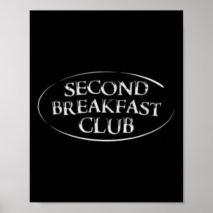 Affiche Second Breakfast Club _ Nerdy Funny High Fanta