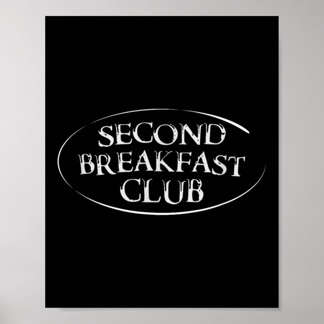 Affiche Second Breakfast Club _ Nerdy Funny High Fanta (Devant)