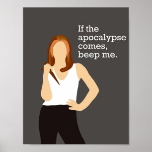 Affiche secouer le tueur de vampire si l'apocalypse vient