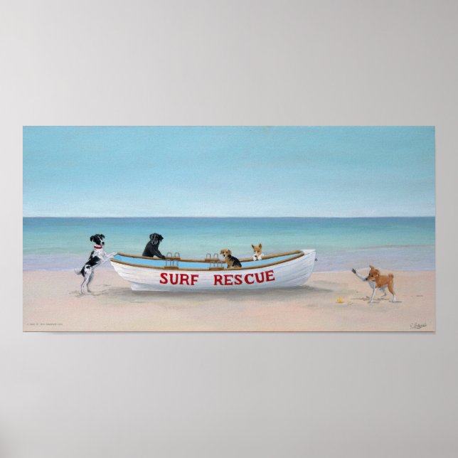 Affiche Secourt surf (Devant)