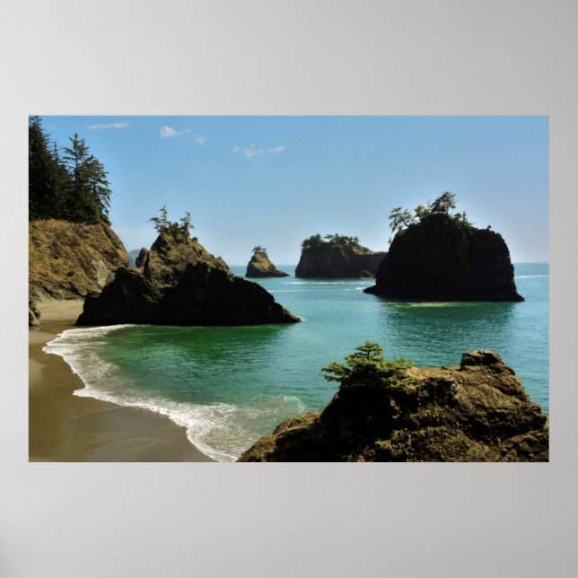 Affiche Secret Beach, Boardman State Park, Oregon, USA (Devant)