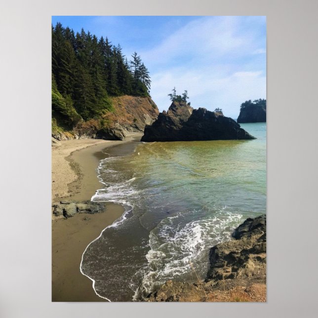 Affiche Secret Beach, Samuel H. Boardman, Oregon (Devant)