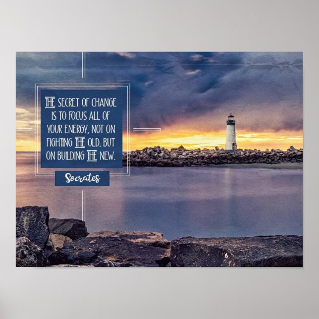 Affiche Secret du changement (Devant)