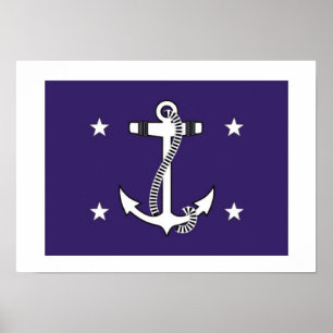 Affiche Secrétaire des Etats-Unis de la marine