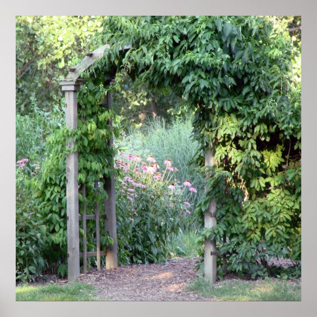 affiche secrète du jardin DE 8.99 carré (Devant)