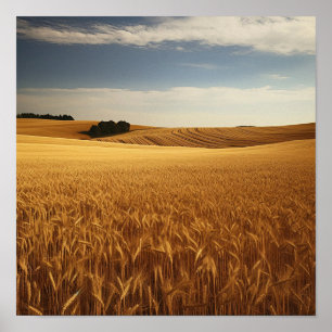 Affiche Secteur du blé rural