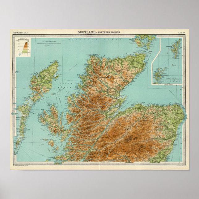 Affiche Section nord de l'Écosse (Devant)