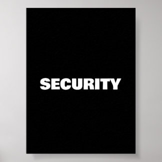 Affiche Sécurité