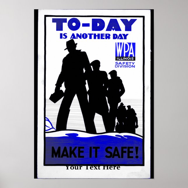 Affiche Sécurité au travail (Devant)